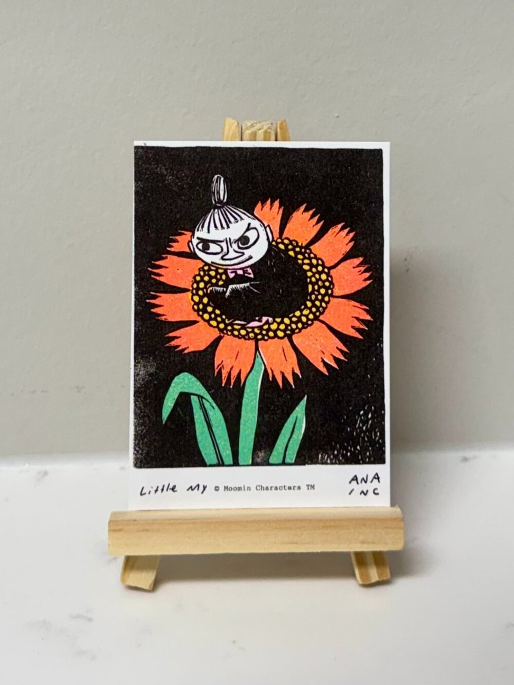 Ana Inciardi Moomin Little My Mini Art Print